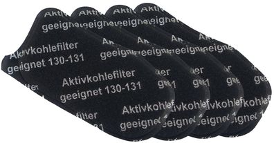 4 Geruchsfilter Aktivkohlefilter geeignet Vorwerk Kobold VK 130 131 Filter