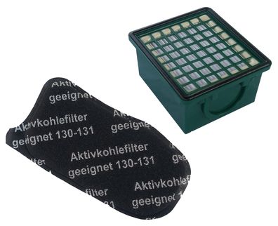 1 Hepafilter + Geruchsfilter Filter geeignet Vorwerk Kobold VK 130 131 Filter