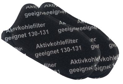 2 Geruchsfilter Aktivkohlefilter geeignet Vorwerk Kobold VK 130 131 Filter