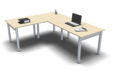 Schreibtischkombination GO1 Büroarbeitsplatz Schreibtisch Winkelschreibtisch
