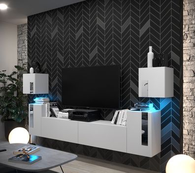 Future 86 Möbel für Wohnzimmer Wohnwand Mediawand Schrankwand Wohnschrank
