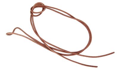Lederschnur Lederriemen, Lederband zum verknoten mittelbraun 100cm | 36892