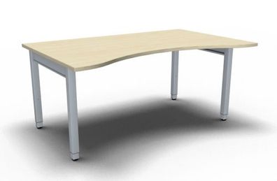 Schreibtisch ONE Ergo 160 x 100 cm Bürotisch vh-büromöbel Tisch