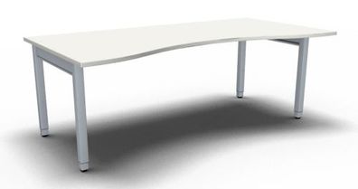 Schreibtisch ONE Ergo 200 cm Schreibtisch 200 x 100 cm Bürotisch Tisch