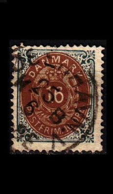 Dänemark Danmark [1875] MiNr 0027 I Y B b ( O/ used ) [02]