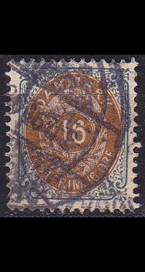 Dänemark Danmark [1875] MiNr 0027 II Y B ( O/ used )