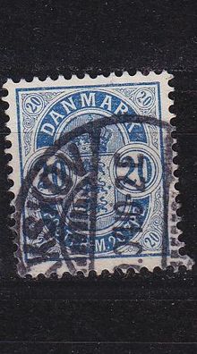 Dänemark Danmark [1884] MiNr 0036 Z B ( O/ used )