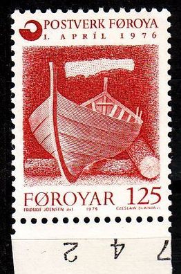 Dänemark Danmark [Färöer] MiNr 0021 ( * * / mnh ) Schiffe