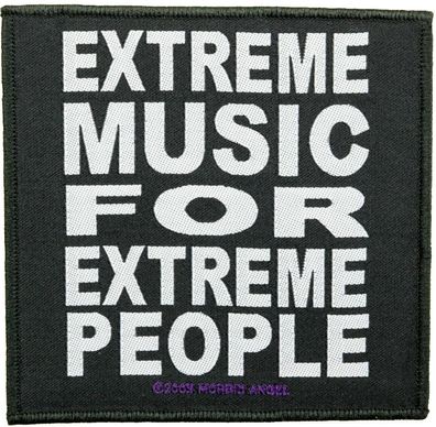 Morbid Angel Extreme Music gewebter Aufnäher woven Patch Neu New