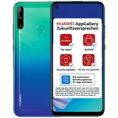 Huawei P40 lite E 64GB Aurora Blue NEU Dual SIM 6,39" Smartphone Handy OVP