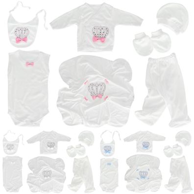 cofi1453® Babyset 10-Teilig Erstaustattung Geschenkset Babykleidung 0-3 Monate ...