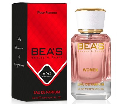 BEA'S Beauty & Scent W 522 Florial - Spicy Eau De Parfum 50 ml Rose Jasmin Amber ...