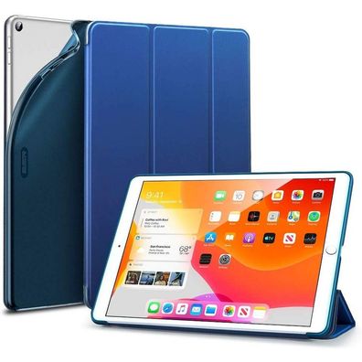 ESR Tablet Hülle Tasche kompatibel mit iPad 10.2 2019 Etui Faltbar Schutzhülle Blau