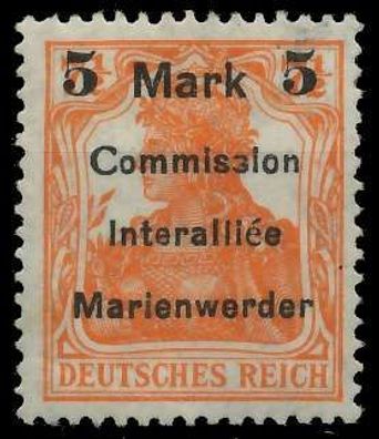 Marienwerder Nr 25Allla ungebraucht gepr. X49A46E