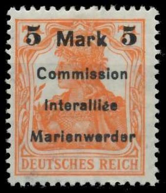 Marienwerder Nr 25BIIa ungebraucht gepr. X49A48A