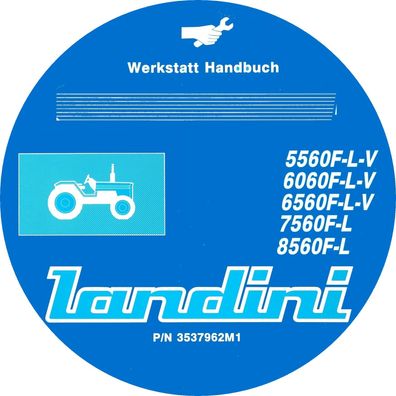 Werkstatthandbuch Landini 5560F-L-V 6060F-L-V 6560F-L-V 7560F-L 8560F-L