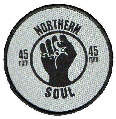 Northern Soul 45Rpm Patch-Aufnäher-Rock-Metal NEU & Official!