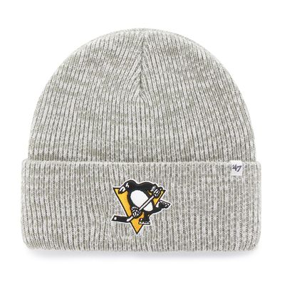 NHL Pittsburgh Penguins Wollmütze Mütze Brain Freeze 191119771476 grau Beanie Hat