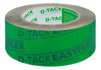 Easyflex Folienband D-Tack 50mm x 25m für Durchdringungen und Überlappungen