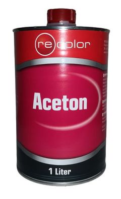 Aceton 1 Liter 99,5% Profi Verdünner Reiniger 1l Entfetter Lackentferner Recolor