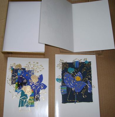 D ABC Romantica Doppelkarten Motive Arlette Furler 6 Karten 5 Umschläge 7,5x1 einwand