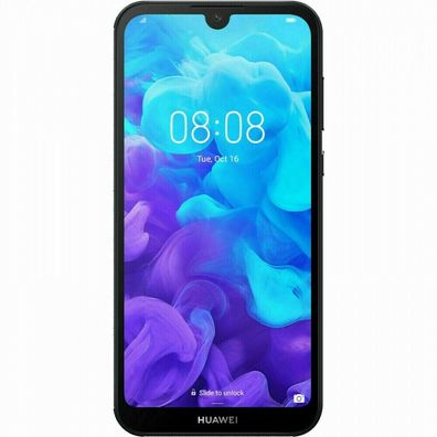 Huawei Y5 2019 16GB Midnight Black NEU Dual SIM 5,71" Smartphone Handy OVP