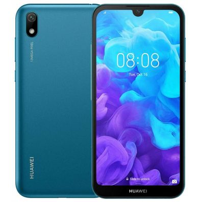 Huawei Y5 2019 16GB Sapphire Blue NEU Dual SIM 5,71" Smartphone Handy OVP