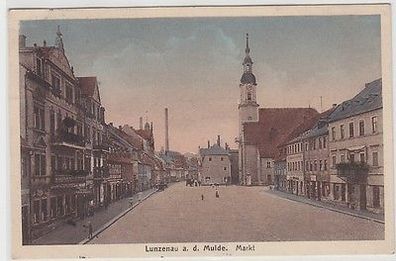 67118 Ak Lunzenau an der Mulde Markt 1941