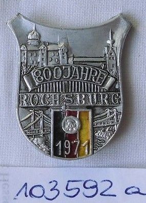 DDR Abzeichen 800 Jahre Rochsburg 1971 (103592)