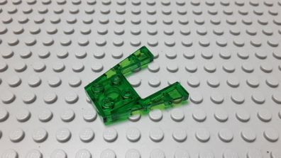 Lego 1 Stück Keilplatte Flügelplatte 4x4 Transparent Grün Nummer 43719