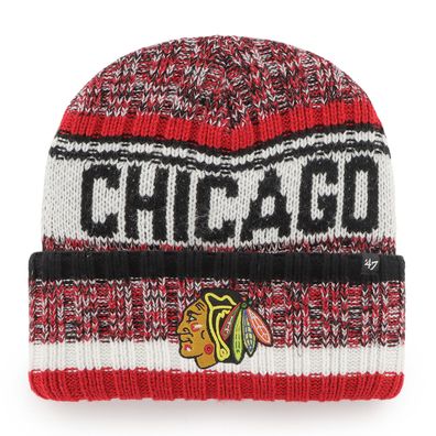 NHL Chicago Blackhawks Wollmütze Mütze Quick Toss 195000745515 Beanie Hat
