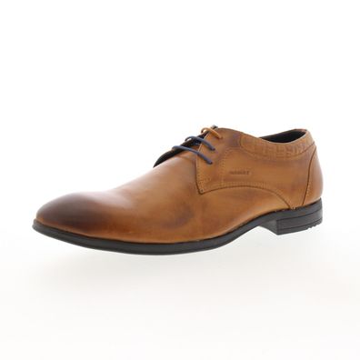 Manitu Herren Business Schuhe Derby Braun Größe 45