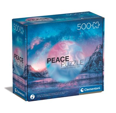 Clementoni 35116 Peace Puzzle Light Blue 500 Teile