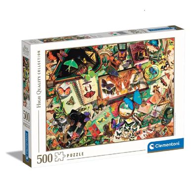 Clementoni 35125 Die Schmetterling Sammlung 500 Teile Puzzle