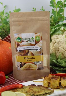 Billers Bio Pfannkuchen-Crépe-Teig-Mix, Typ Polenta, glutenfrei, vegan, 200g