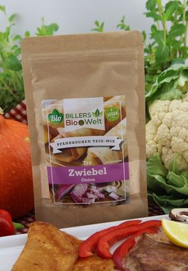 Billers Bio Pfannkuchen-Crépe-Teig-Mix, Typ Zwiebel, vegan, 200g