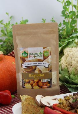 Billers Bio Pfannkuchen-Crépe-Teig-Mix, Typ Kartoffel, glutenfrei, vegan, 200g