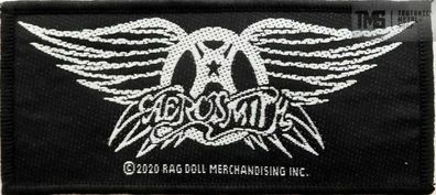 Aerosmith Logo gewebter Aufnäher woven Patch Neu & Official!