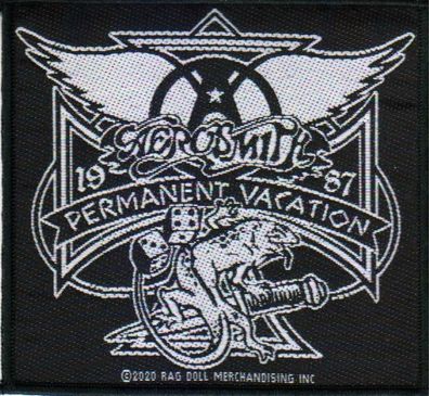 Aerosmith Permanent Vacation Aufnäher Patch NEU & Official!