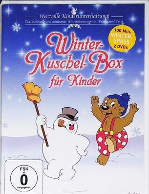 Winter-Kuschel-Box mit Petzi im Schnee und Frosty Schneemann auf 2 DVD´s -> NEU