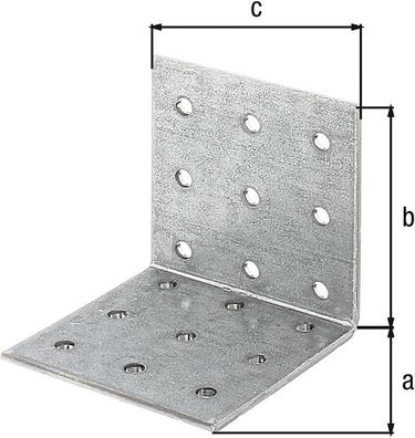 Lochplattenwinkel vz,80x80x80