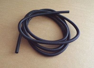3 Meter Wellrohr 10mm Wellschlauch Kabel Schutz Rohr Isolierrohr Marderschutz schwarz
