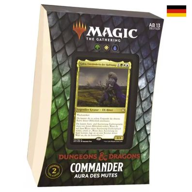 MTG Magic the Gathering - Dungeons & Dragons - Aura des Mutes - 1 Commander Deck ...
