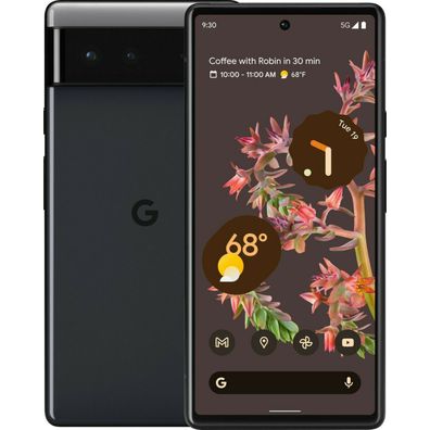 Google Pixel 6 128GB Stormy Black NEU Dual SIM 6,4" Smartphone Android Handy OVP