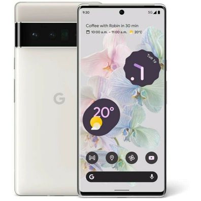 Google Pixel 6 Pro 128GB Cloudy White NEU Dual SIM 6,7" Smartphone Handy OVP