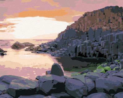 Malen nach Zahlen - Sonnenuntergang, IRLAND (TED DAVIS)