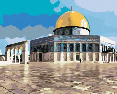 Malen nach Zahlen - AL AQSA Moschee