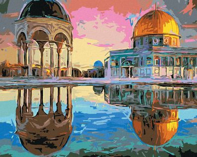 Malen nach Zahlen - Jerusalem IM Spiegel DES Wassers