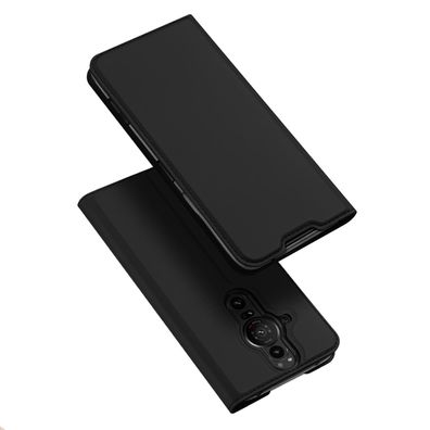 Buch Tasche "Dux Ducis" für Sony Xperia Pro-I schwarz