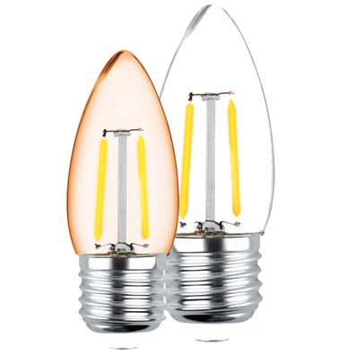 E27 2W LED Filament Kerze Lampe Vintage Glühbirne Warmweiß C35